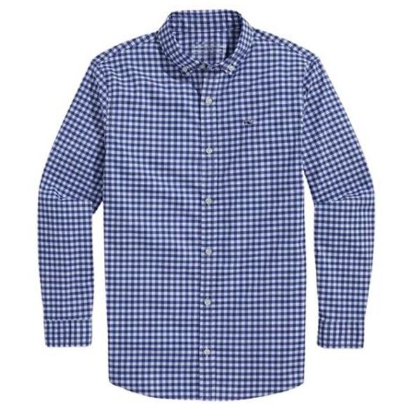 Vineyard Vines Other - NWT Vineyard Vines Boys Gingham Performance Woven Shirt Large